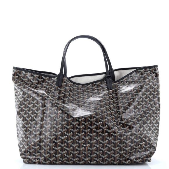 Goyard Saint Louis Tote Printed Coated Canvas GM Brown - Picture 4 of 8